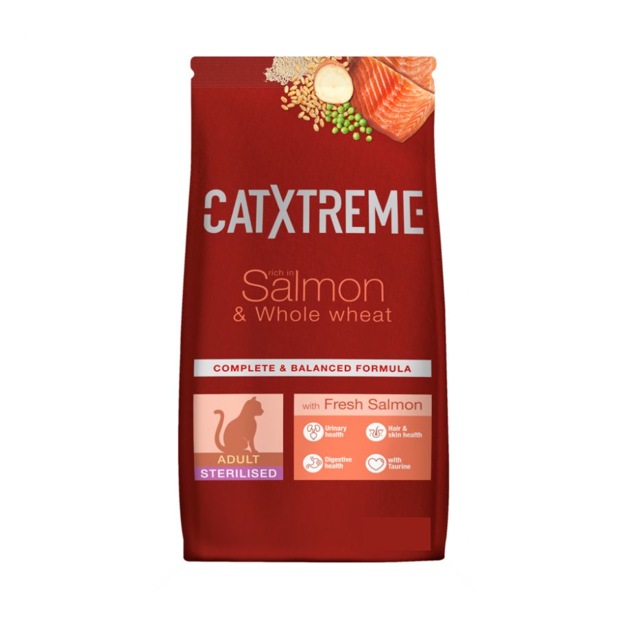 Catxtreme Salmon Esterilizado alimento para gato, , large image number null